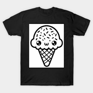 Ice Cream Cone With Sprinkles T-Shirt